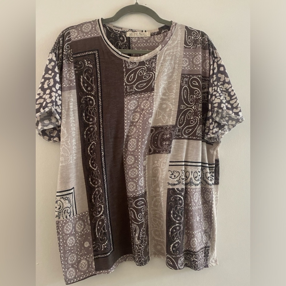 We The Free paisley tee